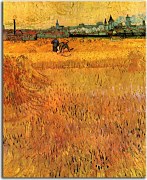 Vincent van Gogh Obraz - Arles View from the Wheat Fields zs18377