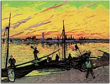 Obrazy Vincent van Gogh - Coal Barges zs18384