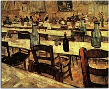 Vincent van Gogh obraz - Interior of a Restaurant in Arles zs18400