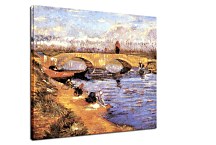 The Gleize Bridge over the Vigneyret Canal zs18485 - Reprodukcia Vincent van Gogh