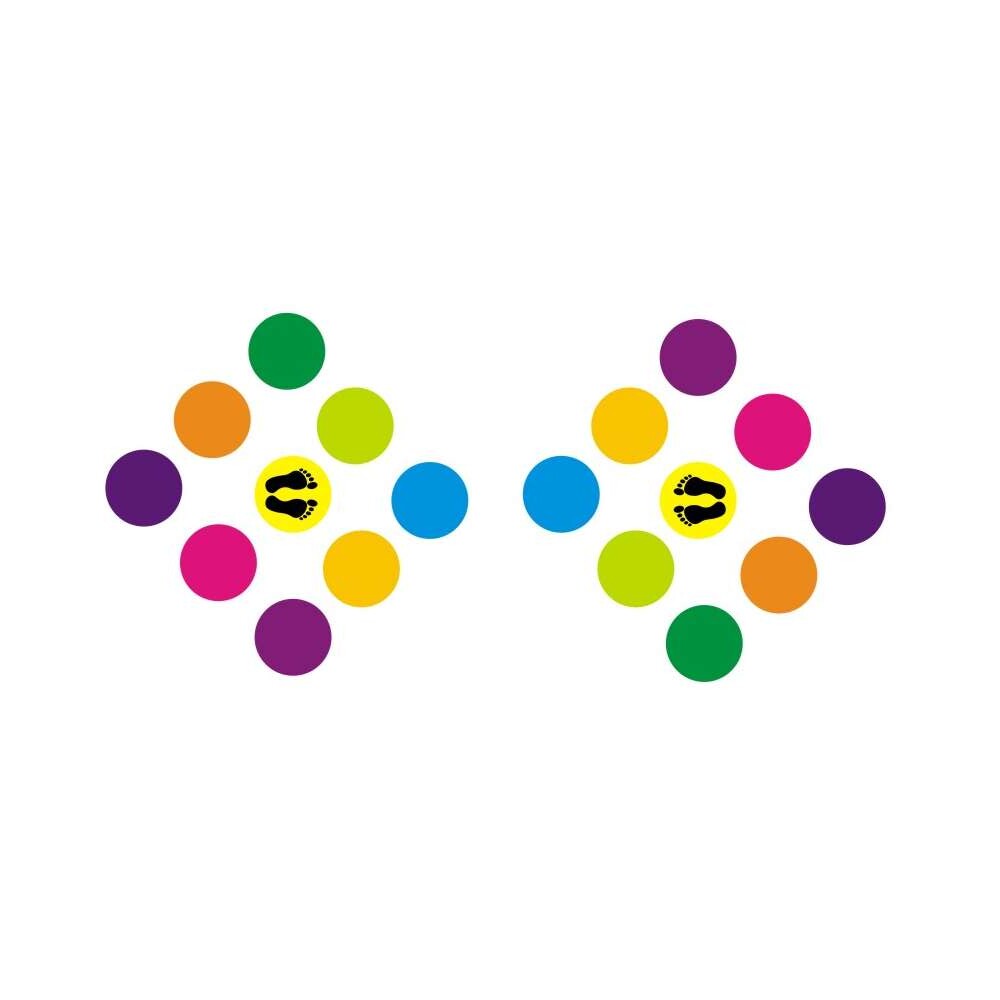 šablóna na maľovanie na podlahu detská hra rob to čo ja