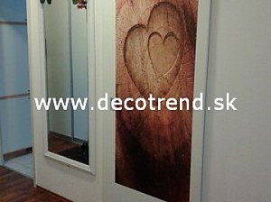 Samolepiaca tapeta na posuvných dverách