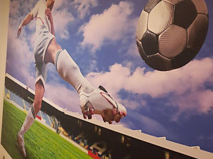 Futbalová tapeta na mieru - samolepiaca na stenu