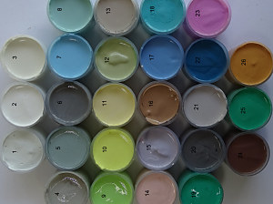 kriedové farby chalk paint
