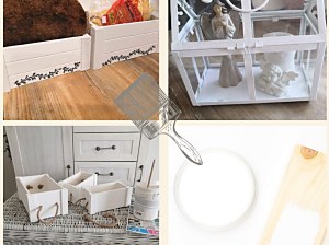 na renovaciu použitá kriedová farba biela