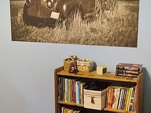 Fototapeta s autom v chlapčenskej izbe