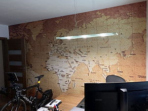 vliesová tapeta Mapa sveta, 425x253cm, kód  63