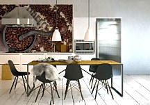 Coffee Beans and Grinder - fototapeta FS0593