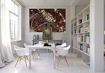 Coffee Beans and Grinder - fototapeta FS0593