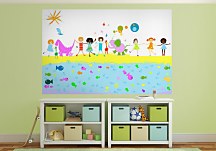 Deti a zvieratká - fototapeta FS0620