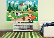 Detská fototapeta Zvieratká - FS0672