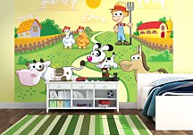 Farmer i zwierzaki - fototapeta FM0674