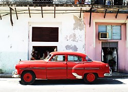 Havana Cuba, cadillac - fototapeta FM0710