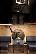 Basketball on court - fototapeta FM0553