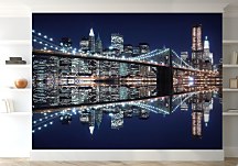 New York (Brooklyn Bridge night) - fototapeta FM0699