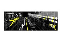 Panoráma obrazy abstrakcia zs135