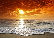 Fototapeta Krajina - Západ slnka FM0350