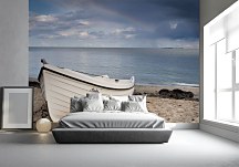 Biela loď - fototapeta FM0057