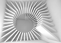 Fototapeta 3D biely štýl FX0759