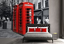 London Red telephone box - fototapeta FM0107