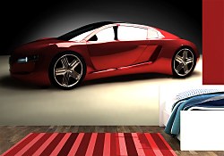 Fototapeta Červený športiak  FM0121