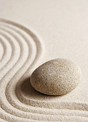 Kameň v piesku - fototapeta FM0482