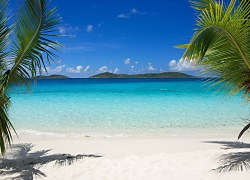 Panenská pláž - fototapeta FM0485