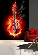 Fire Guitar - fototapeta FM0558