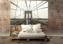 Brooklyn Bridge wide angle - fototapeta FS0131