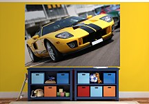 Super car at race circuit - fototapeta FS0342