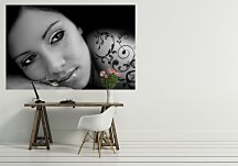 Kráska s tetovaním - fototapeta FS0370