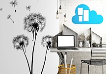 Rozfúkaná púpava - fototapeta FS0526