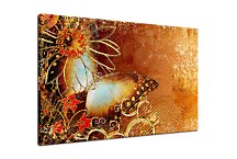 Abstraktny obraz s motýľom zs68461
