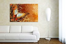 Abstraktny obraz s motýľom zs68461