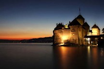 Architektúra Fototapeta - Zámok Montreux 18559 - samolepiaca na stenu