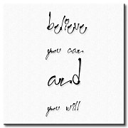 Obraz s textom Believe you can and you will CKM3010