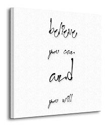 Obraz s textom Believe you can and you will CKM3010