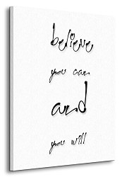Obraz s textom Believe you can and you will CD3010