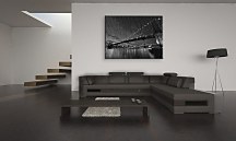 Brooklyn Bridge v noci BW - Obraz CD0220