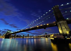 Brooklyn Bridge night - fototapeta FX0211