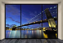 Brooklyn Bridge (window) - fototapeta FXL0727