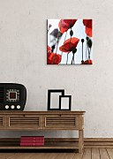 Obraz na plátne Červené maky CKS0177