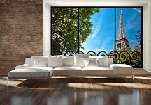 Fototapeta Eiffelovka - window FXL0735