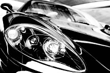 Fototapeta Čierne auto športové 341 - vinylová