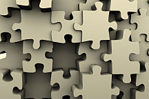 Fototapety Abstrakt Puzzle 440 - vliesová