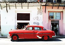 Havana Cuba - cadillac - fototapeta FXL0710