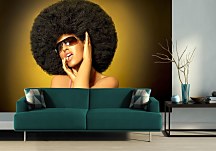 Afro woman - tapeta FS0173