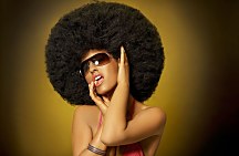 Afro woman - tapeta FS0173