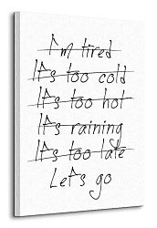 Lets go - obraz na stenu CS3045