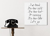 Lets go - obraz na plátne CKM3045